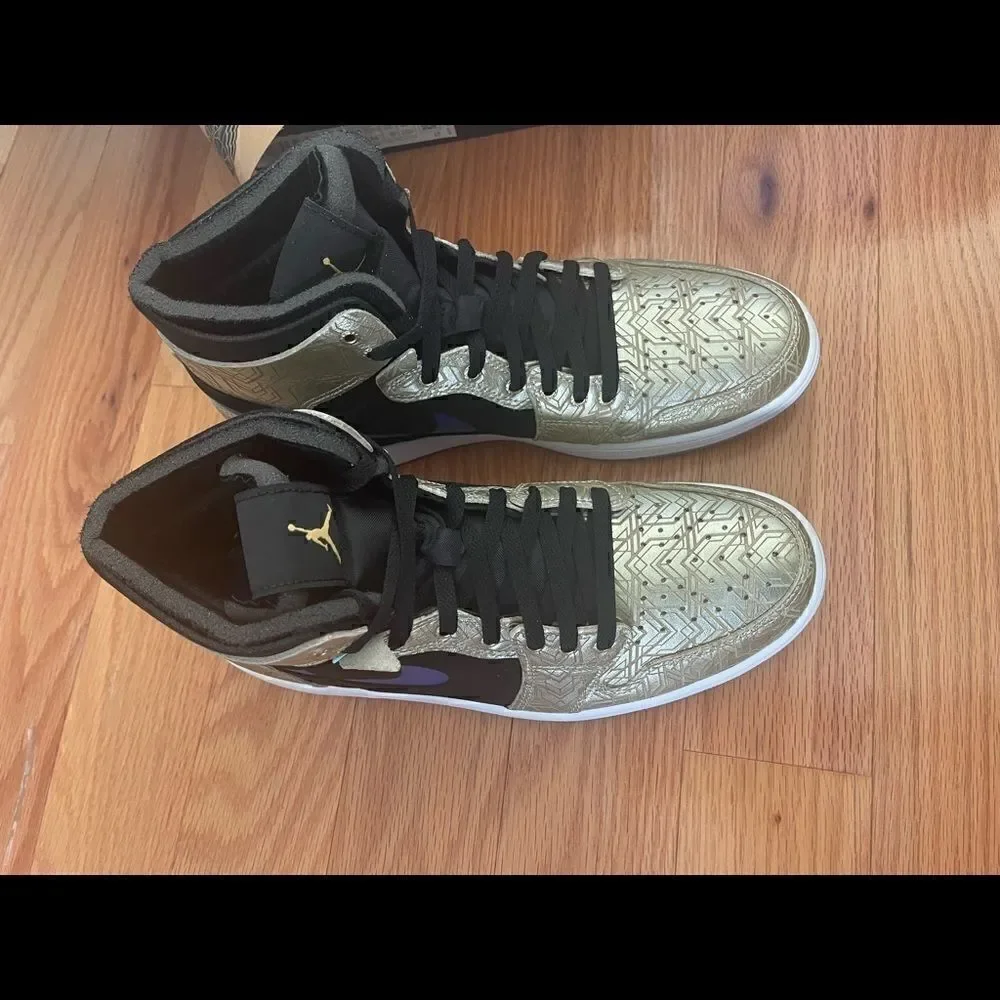 jordan 1 high zoom air cmft Gold Lazer 10.5